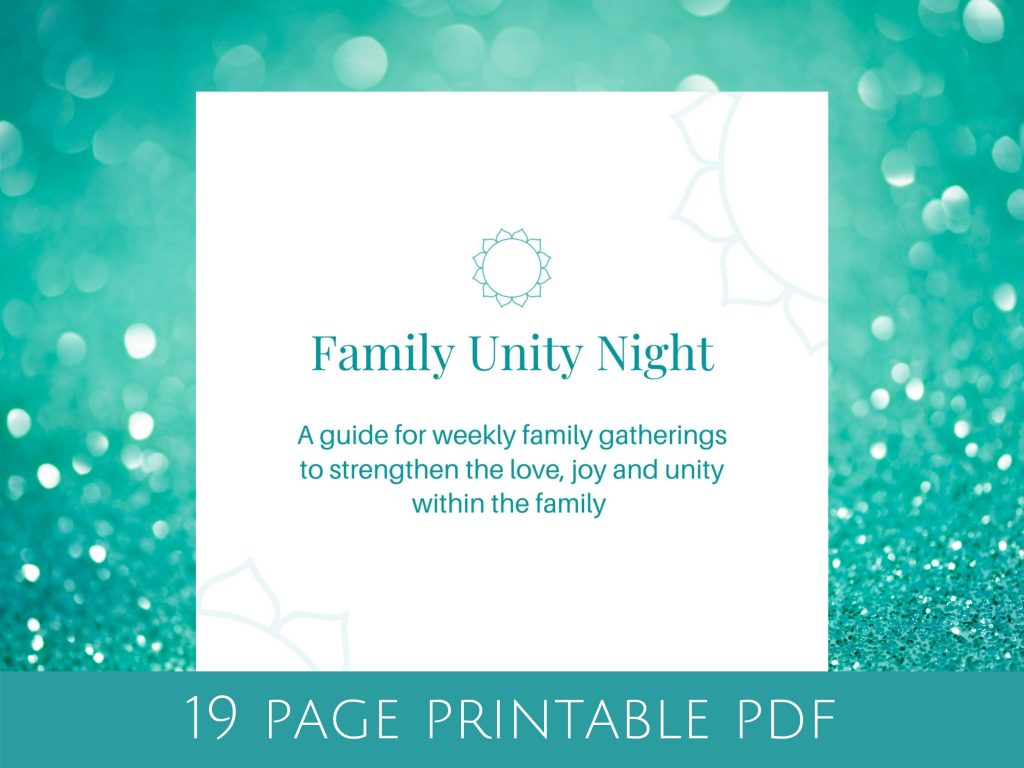 Family Unity Night Elika Mahony