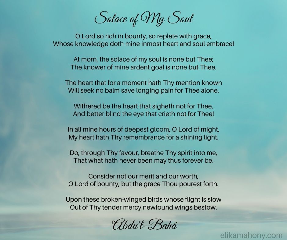 Solace of My Soul - Elika Mahony