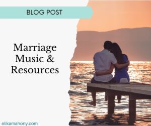 Marriage music and resources