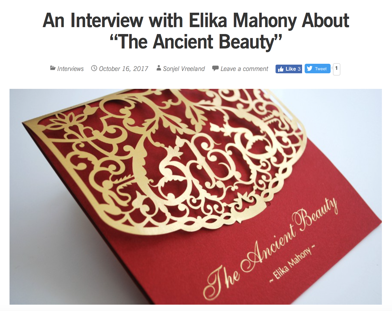 Interview with Baha'i blog